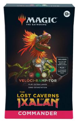MAGIC THE GATHERING -  COMMANDER DECK - VELOCI-RAMP-TOR (ANGLAIS) -  THE LOST CAVERNS OF IXALAN