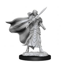 MAGIC THE GATHERING DEEP CUTS: FIGURINES NON PEINTES -  ELF FIGHTER AND CLERIC -  FIGURINE JDR