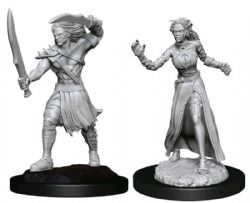 MAGIC THE GATHERING DEEP CUTS: FIGURINES NON PEINTES -  VAMPIRE LACERATOR & VAMPIRE HEXMAGE -  FIGURINE JDR