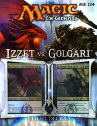 MAGIC THE GATHERING -  DUEL DECKS - IZZET VS. GOLGARI (2 X 60 CARTES)