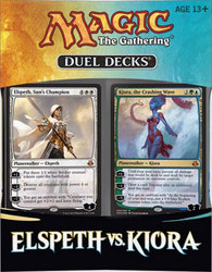 MAGIC THE GATHERING -  ELSPETH VS. KIORA DUEL DECKS (2 X 60 CARTES)