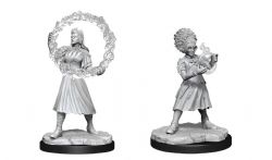MAGIC THE GATHERING: FIGURINES NON PEINTES -  ROOTHA AND ZIMONE -  FIGURINE JDR