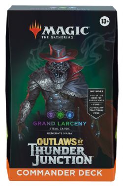 MAGIC THE GATHERING -  GRAND LARCENY - DECK COMMANDER (ANGLAIS) -  OUTLAWS OF THUNDER JUNCTION