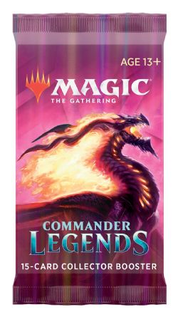 MAGIC THE GATHERING -  PAQUET BOOSTER COLLECTOR (ANGLAIS) (P15/B12/C6) -  COMMANDER LEGENDS