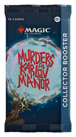MAGIC THE GATHERING -  PAQUET BOOSTER COLLECTOR (ANGLAIS) (P15/B12) -  MURDERS AT KARLOV MANOR