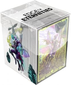 MAGIC THE GATHERING -  POCHETTES TAILLE STANDARD AVEC BOÎTE POUR DECK EN PLASTIQUE - SZAREL (100) -  AUX PORTES DES ÉTERNITÉS