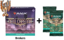 MAGIC THE GATHERING -  PRERELEASE PACK THE BROKERS + 2 SET BOOSTER PACKS (ANGLAIS) -  STREETS OF NEW CAPENNA