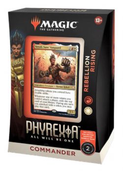 MAGIC THE GATHERING -  REBELLION RISING - COMMANDER DECK (ANGLAIS) -  PHYREXIA: ALL WILL BE ONE