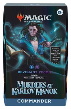 MAGIC THE GATHERING -  REVENANT RECON - DECK COMMANDER (ANGLAIS) -  MURDERS AT KARLOV MANOR