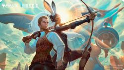 MAGIC THE GATHERING -  SURFACE DE JEU - BALTHIER & FRAN (61 X 33 CM) -  FINAL FANTASY