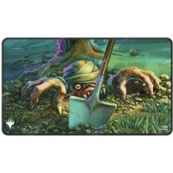 MAGIC THE GATHERING -  SURFACE DE JEU - BORDURES SURJETÉE NOIRE - (61 X 33 CM) -  MORNEBRUNE : LA MAISON DE L'HORREUR