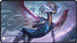 MAGIC THE GATHERING -  SURFACE DE JEU - BORDURES SURJETÉE NOIRE - SHIKO (61 X 33 CM) -  TARKIR : LA TEMPÊTE DES DRAGONS