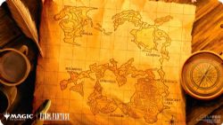 MAGIC THE GATHERING -  SURFACE DE JEU - CARTE DU MONDE (61 X 33 CM) -  FINAL FANTASY