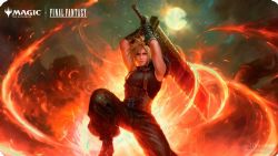 MAGIC THE GATHERING -  SURFACE DE JEU - CLOUD (61 X 33 CM) -  FINAL FANTASY