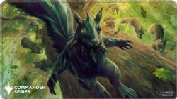 MAGIC THE GATHERING -  SURFACE DE JEU COUSU AVEC BORDURE SURJETÉE - CHATTERFANG - (61 X 33 CM) -  SERIES COMMANDANT