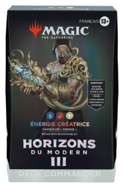 MAGIC THE GATHERING -  ÉNERGIE CRÉATRICE - DECK COMMANDER (FRANÇAIS) -  HORIZONS DU MODERN III