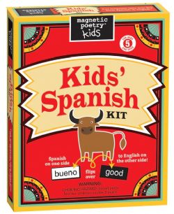 MAGNETIC POETRY -  KIDS' SPANISH KIT (ANGLAIS)