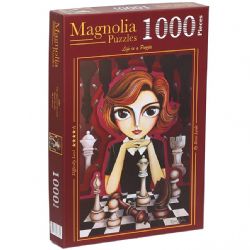 MAGNOLIA PUZZLES -  LE JEU DE LA DAME (1000 PIÈCES)