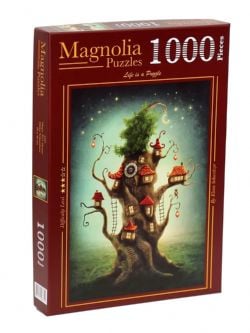 MAGNOLIA PUZZLES -  MAISON DES TROIS MAGICIENS (1000 PIÈCES)