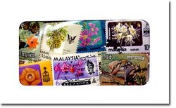 MALAISIE -  100 DIFFÉRENTS TIMBRES - MALAISIE