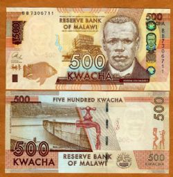 MALAWI -  500 KWACHA 2014 (UNC)