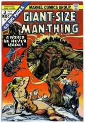 MAN-THING -  GIANT-SIZE MAN-THING (1975) - FINE - 7.0 3