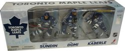 MAPLE LEAFS DE TORONTO -  ENSEMBLE DE 3: SUNDIN / DOMI / KABERLE