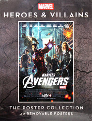 MARVEL -  40 REMOVABLE POSTERS - HEROES & VILLAINS POSTER COLLECTION
