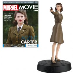MARVEL -  FIGURINE DE AGENT PEGGY CARTER AVEC MAGAZINE 1:16 -  EAGLEMOSS 33