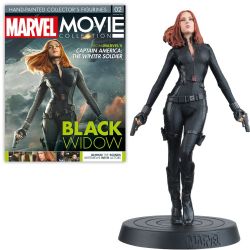 MARVEL -  FIGURINE DE BLACK WIDOW AVEC MAGAZINE 1:16 -  EAGLEMOSS 02