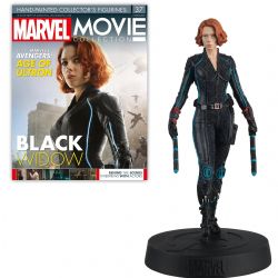 MARVEL -  FIGURINE DE BLACK WIDOW AVEC MAGAZINE 1:16 -  EAGLEMOSS 37
