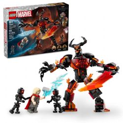 MARVEL -  FIGURINE DE CONSTRUCTION THOR CONTRE SURTUR (245 PIÈCES) 76289