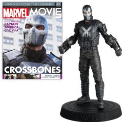 MARVEL -  FIGURINE DE CROSSBONES AVEC MAGAZINE 1:16 -  EAGLEMOSS 49