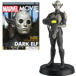 MARVEL -  FIGURINE DE ELFE NOIR AVEC MAGAZINE 1:16 -  EAGLEMOSS 50