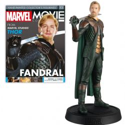 MARVEL -  FIGURINE DE FANDRAL AVEC MAGAZINE 1:16 -  EAGLEMOSS 53