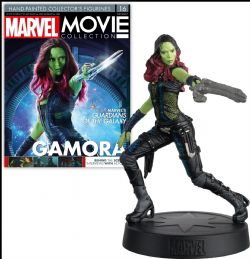 MARVEL -  FIGURINE DE GAMORA AVEC MAGAZINE 1:16 -  EAGLEMOSS 16
