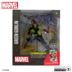 MARVEL -  FIGURINE DE GREEN GOBLIN AVEC SCÈNE (THE AMAZING SPIDER-MAN #312) 1/10 - ÉDITION PLATINUM -  MARVEL COLLECTION