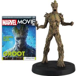 MARVEL -  FIGURINE DE GROOT AVEC MAGAZINE 1:16 -  EAGLEMOSS SP03