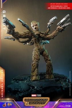 MARVEL -  FIGURINE DE GROOT (VERSION DE LUXE) -  LES GARDIENS DE LA GALAXIE