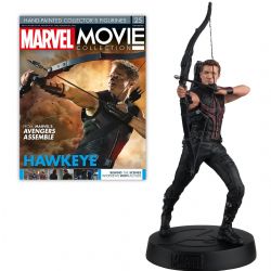 MARVEL -  FIGURINE DE HAWKEYE AVEC MAGAZINE 1:16 -  EAGLEMOSS 25