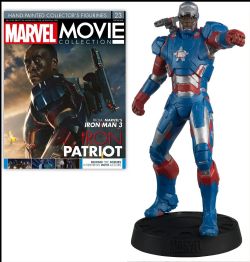 MARVEL -  FIGURINE DE IRON PATRIOT AVEC MAGAZINE 1:16 -  EAGLEMOSS 26