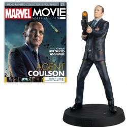 MARVEL -  FIGURINE DE L'AGENT COULSON AVEC MAGAZINE 1:16 -  EAGLEMOSS 21