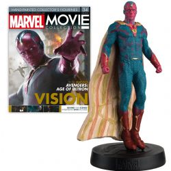 MARVEL -  FIGURINE DE LA VISION AVEC MAGAZINE 1:16 -  EAGLEMOSS 33