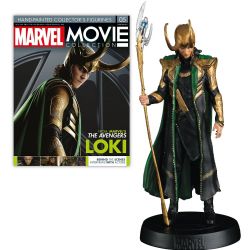 MARVEL -  FIGURINE DE LOKI AVEC MAGAZINE 1:16 -  EAGLEMOSS 05