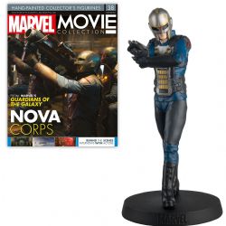 MARVEL -  FIGURINE DE NOVA CORPS AVEC MAGAZINE 1:16 -  EAGLEMOSS 38