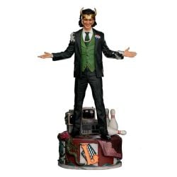 MARVEL -  FIGURINE DE PRESIDENT LOKI -  IRON STUDIOS