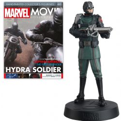 MARVEL -  FIGURINE DE SOLDAT DE L'HYDRA AVEC MAGAZINE 1:16 -  EAGLEMOSS 59