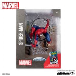 MARVEL -  FIGURINE DE SPIDER-MAN AVEC SCÈNE ET COMIC (BASÉ SUR THE AMAZING SPIDER-MAN #301) 1/6 -  MARVEL COLLECTION