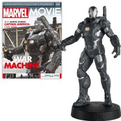 MARVEL -  FIGURINE DE WAR MACHINE AVEC MAGAZINE 1:16 -  EAGLEMOSS 64
