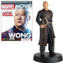 MARVEL -  FIGURINE DE WONG AVEC MAGAZINE 1:16 -  EAGLEMOSS 63